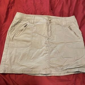 Lane Bryant Gray short skirt with built in shorts